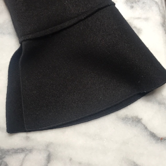 Black Car Coat  by Halogen wool blend - Picture 6 of 7